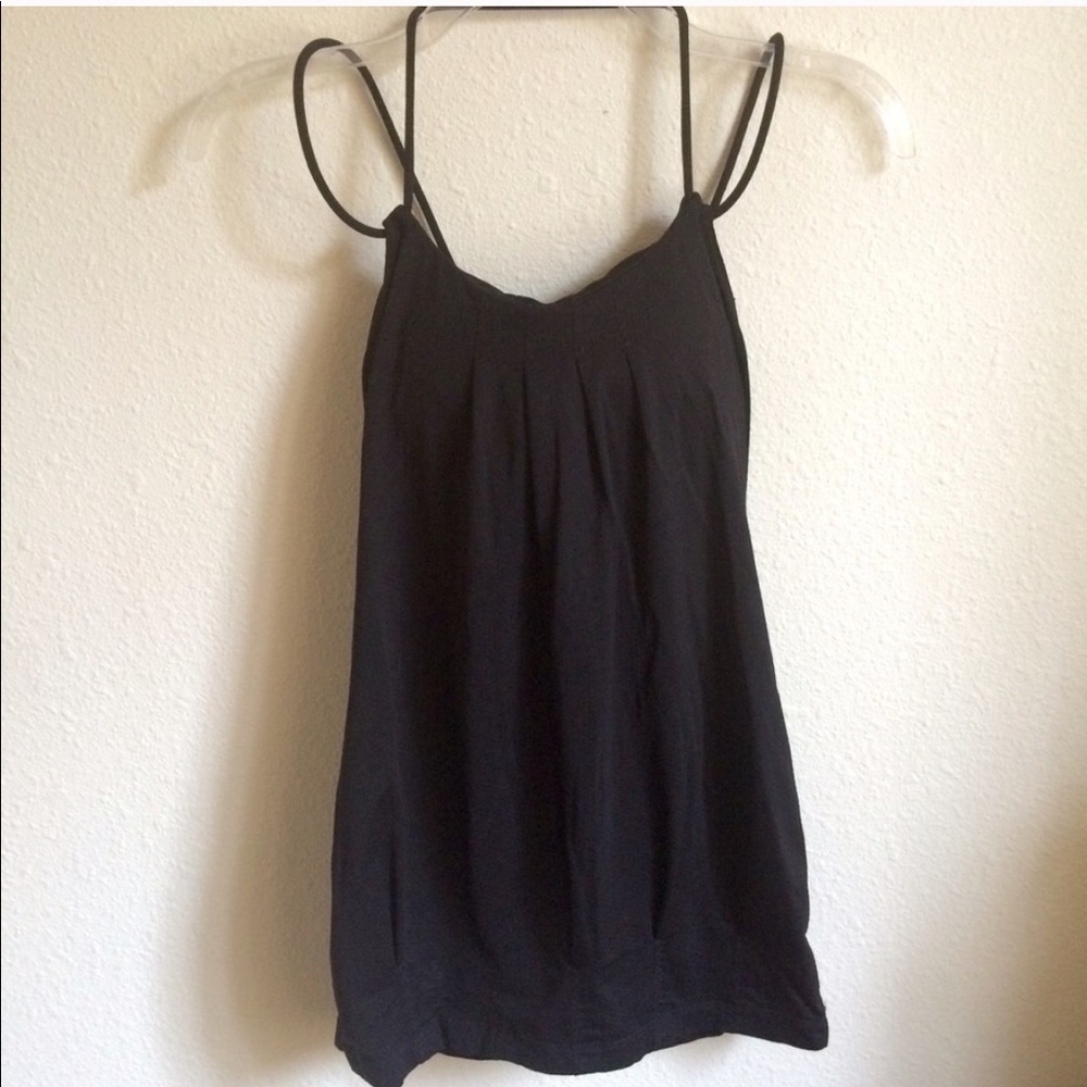 Black Lululemon Workout Tank